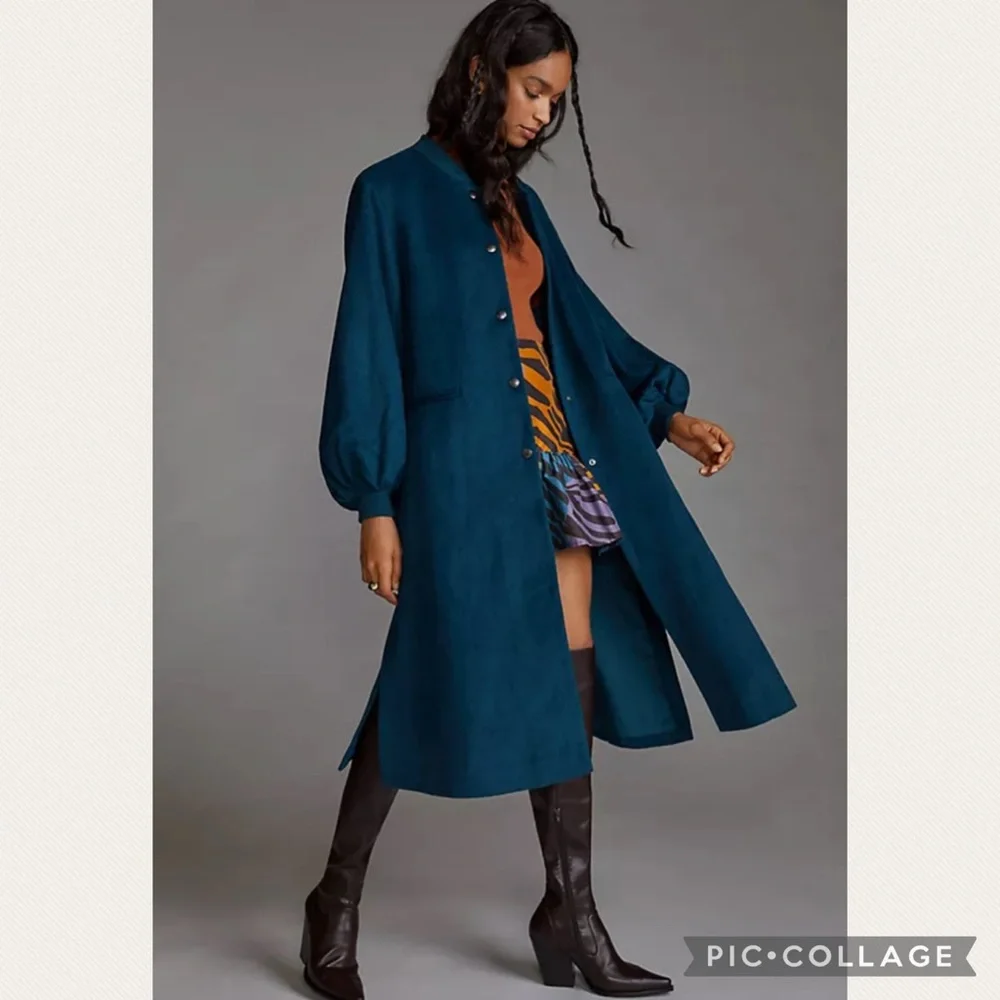 Anthropologie dRA Puff-Sleeved Cardigan Coat (Price Firm) - Picture 1 of 10